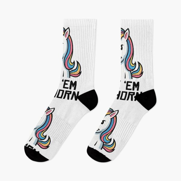 Item preview, Give Em The Horn Angry Unicorn Middle Finger designed and sold by Amir Faysal.