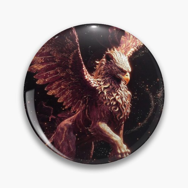 Item preview, Golden Griffin | Romantasy Fantasy Creature Art designed and sold by Briarmoire.