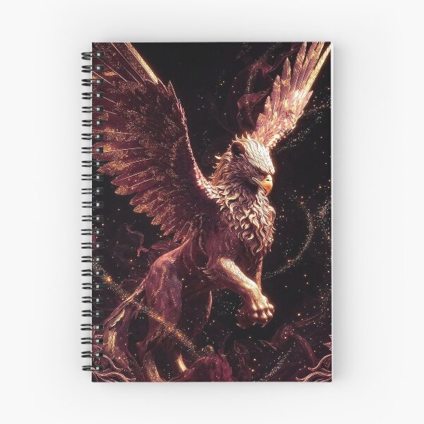 Item preview, Golden Griffin | Romantasy Fantasy Creature Art designed and sold by Briarmoire.