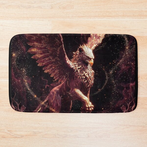 Item preview, Golden Griffin | Romantasy Fantasy Creature Art designed and sold by Briarmoire.