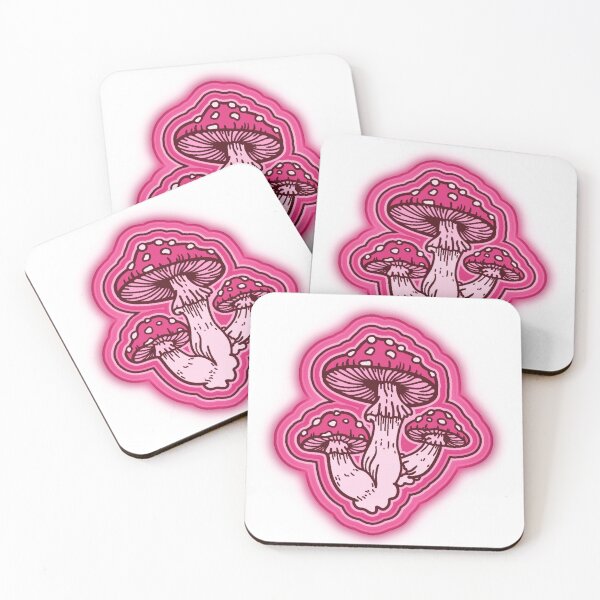Item preview, Hippie Mushroom Pink designed and sold by sentementomori.