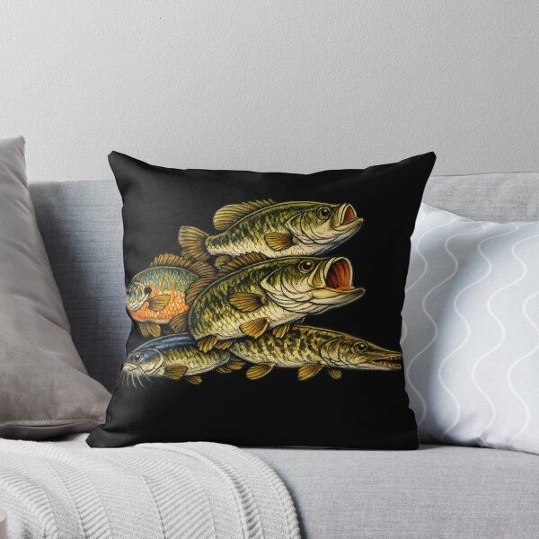 Item preview, Freshwater Fish Pile Illustration Art designed and sold by CBuist.