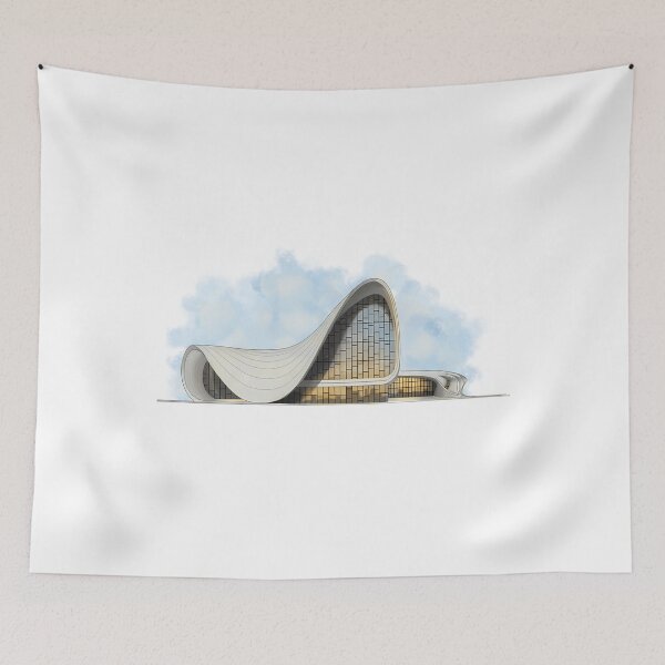 Item preview, Zaha Hadid Cultural Center designed and sold by LaveraRoper.