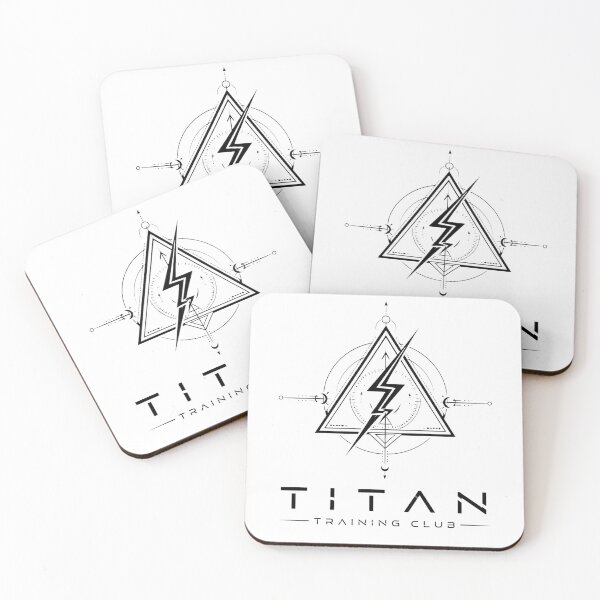 Item preview, Titan Training Club - Geometric Lightning Bolt Gym Emblem designed and sold by CUTE_CAT ⭐⭐⭐⭐⭐.