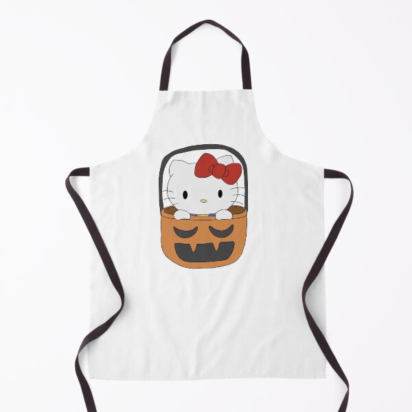 Item preview, Cute Sanrio Character Hello Kitty in Pumpkin Basket Halloween Kawaii Fall Illustration designed and sold by Iska-Designs.