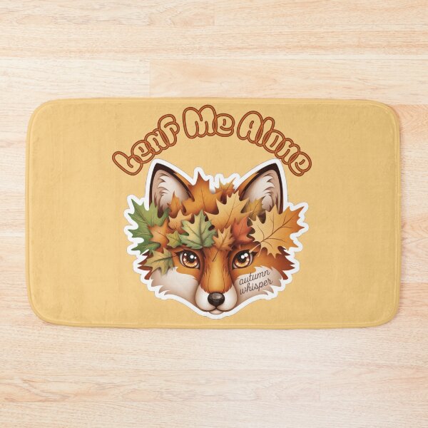 Item preview, Leaf Me Alone Cute Autumn Fox Funny Fall Leaves Nature Lover designed and sold by Evelashop.