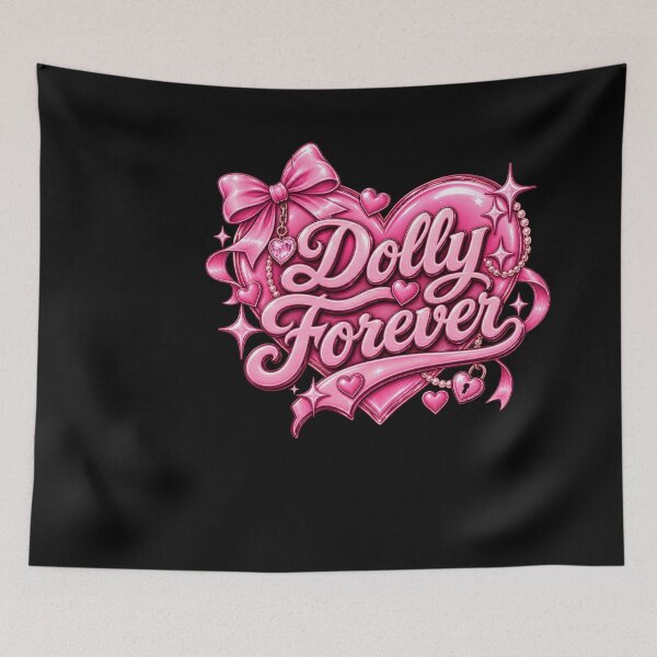 Item preview, Dolly Forever Sticker designed and sold by RedaSouq.