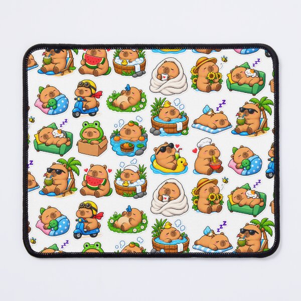 Item preview, Cute Lazy Capybaras designed and sold by raspeed.