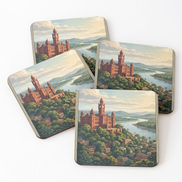 Item preview, Chittagong Bangladesh Vintage Travel Art – Patenga Beach & Bay of Bengal designed and sold by Bomax121.