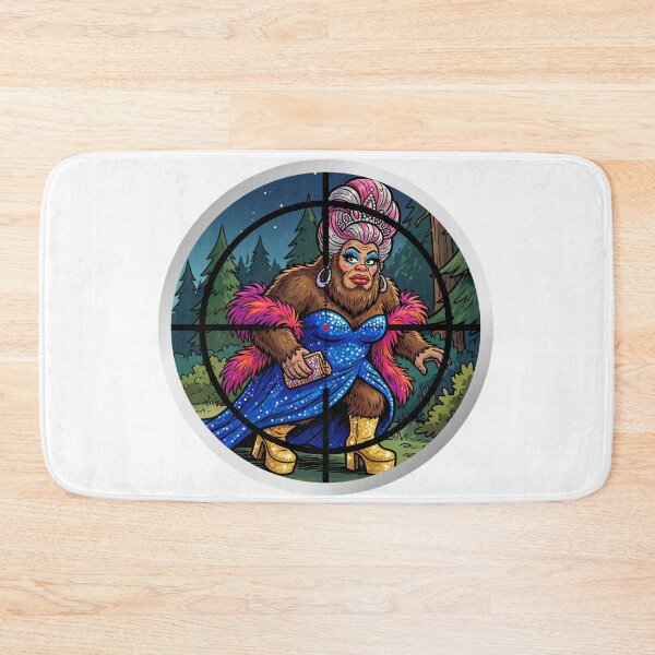 Item preview, Funny Bigfoot Sighting - Sassy Sasquatch Drag Queen designed and sold by Spank My Yeti.