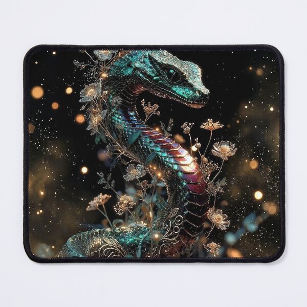 Item preview, Botanical Serpent | Dark Academia Snake Art designed and sold by Briarmoire.