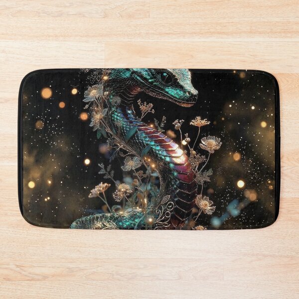 Item preview, Botanical Serpent | Dark Academia Snake Art designed and sold by Briarmoire.
