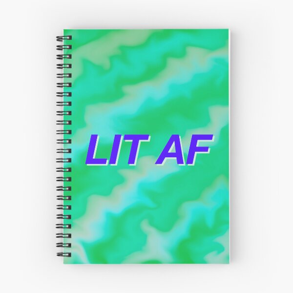 Item preview, Lit AF - Green designed and sold by rodwelldesigns.