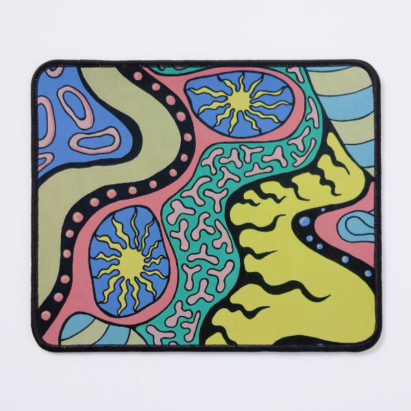 Item preview, Cosmic Map | Psychedelic Boho Wall Art designed and sold by WonderwildArt.
