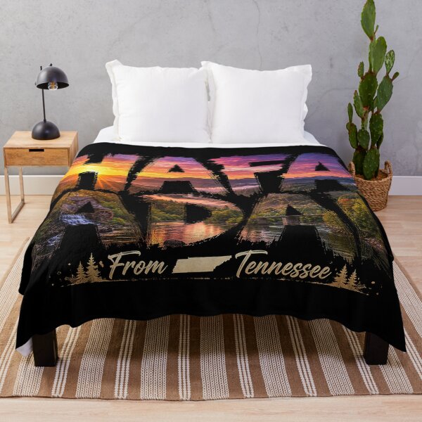 Artikelvorschau, Håfa Adai from Tennessee: Smoky Mountain Sunrise & Volunteer State Spirit entworfen und verkauft von BlissBlvdShop.