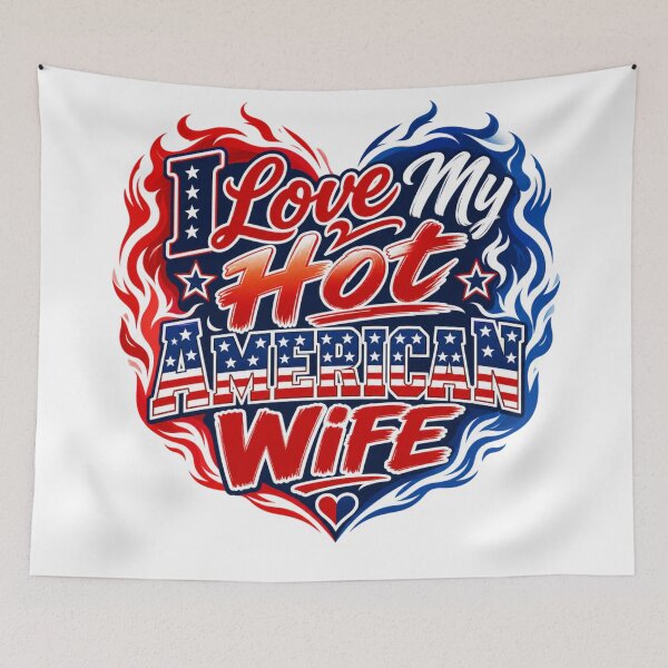Item preview, I Love My Hot American Wife designed and sold by BestCoolStuff.