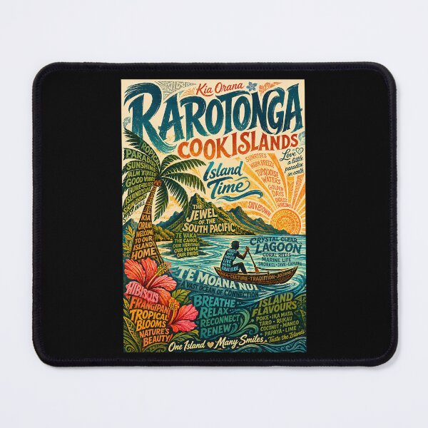 Item preview, Rarotonga Cook Islands Polynesian Lagoon And Te Vara Nui Heritage designed and sold by LaveraRoper.