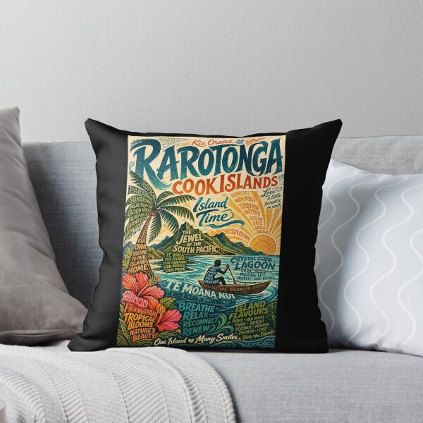 Item preview, Rarotonga Cook Islands Polynesian Lagoon And Te Vara Nui Heritage designed and sold by LaveraRoper.