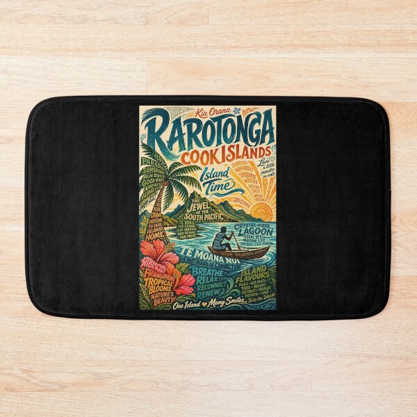 Item preview, Rarotonga Cook Islands Polynesian Lagoon And Te Vara Nui Heritage designed and sold by LaveraRoper.