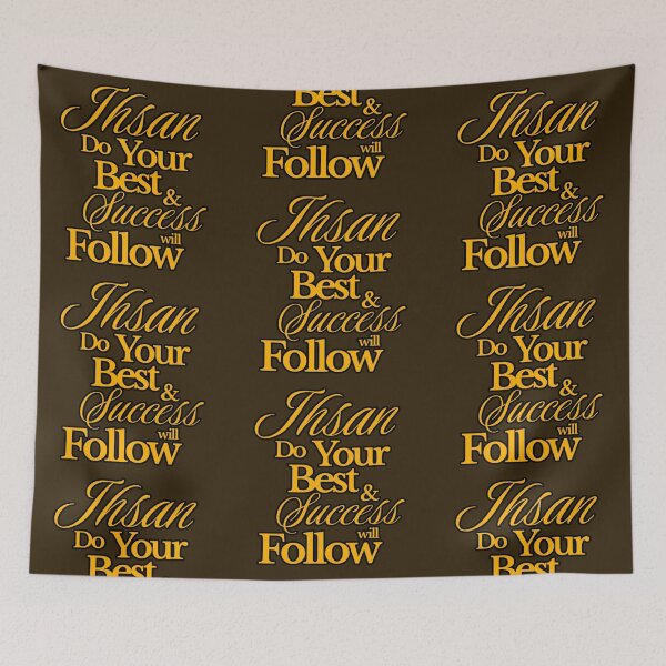 Item preview, Do Your Best & Success Will Follow (V.2) – Motivational Typography Quote designed and sold by D-Islamic.