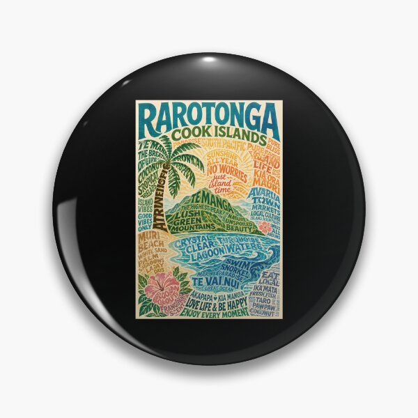 Item preview, Rarotonga Cook Islands Te Manga And Avarua Lagoon Paradise designed and sold by LaveraRoper.