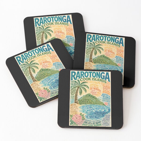 Item preview, Rarotonga Cook Islands Te Manga And Avarua Lagoon Paradise designed and sold by LaveraRoper.