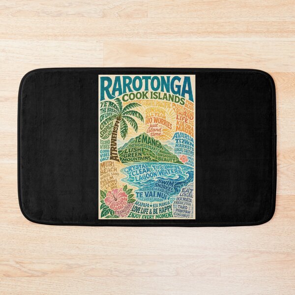 Item preview, Rarotonga Cook Islands Te Manga And Avarua Lagoon Paradise designed and sold by LaveraRoper.