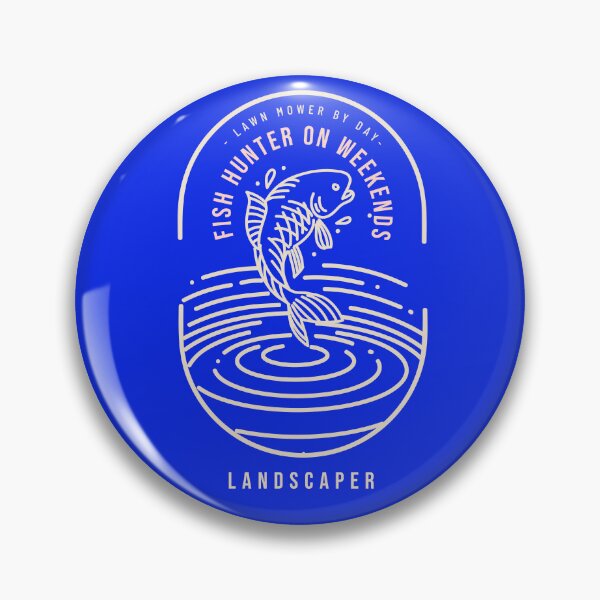 Item preview, LANDSCAPER LAWN MOWER BY DAY FISH HUNTER ON WEEKENDS designed and sold by JamiesLocker.