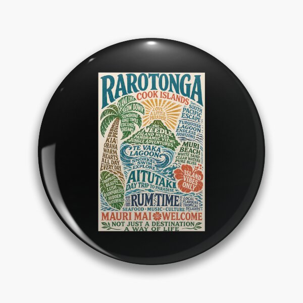 Item preview, Rarotonga Cook Islands Muri Beach Te Vara Nui Island Paradise designed and sold by LaveraRoper.