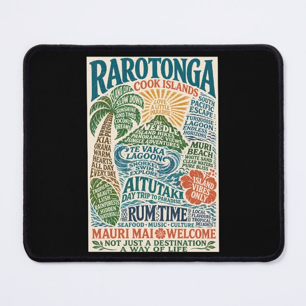 Item preview, Rarotonga Cook Islands Muri Beach Te Vara Nui Island Paradise designed and sold by LaveraRoper.