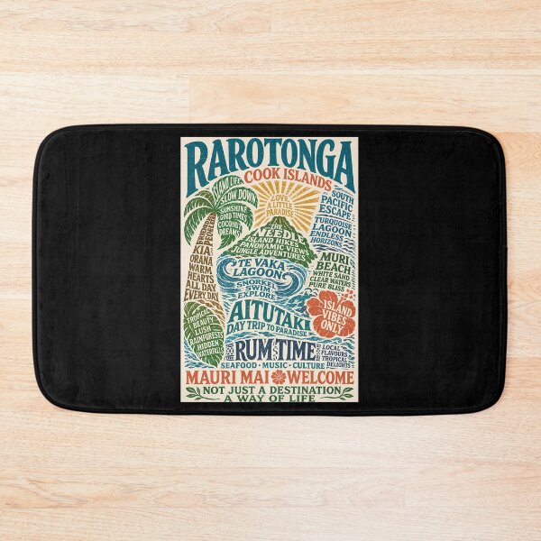 Item preview, Rarotonga Cook Islands Muri Beach Te Vara Nui Island Paradise designed and sold by LaveraRoper.