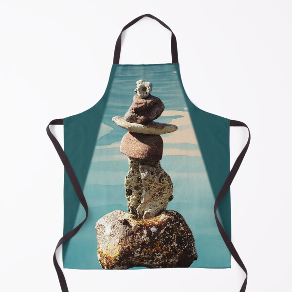 Item preview, Find Balance Stay Centered Stone Zen Photo Collage designed and sold by JurateArt-DK.