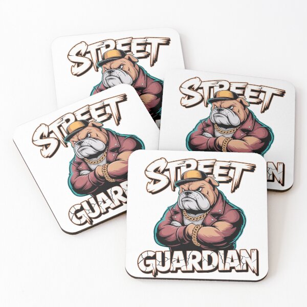 Item preview, Street Guardian Tough Bulldog Urban Mascot designed and sold by Raloel Art.