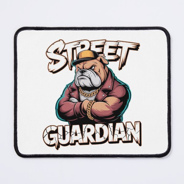 Item preview, Street Guardian Tough Bulldog Urban Mascot designed and sold by Raloel Art.