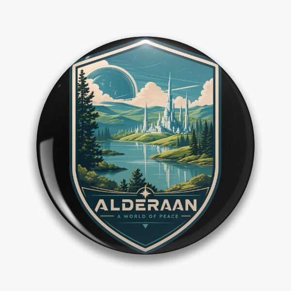 Item preview, Alderaan Travel Nature Landscape designed and sold by FrontierCosmic.
