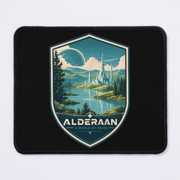 Item preview, Alderaan Travel Nature Landscape designed and sold by FrontierCosmic.