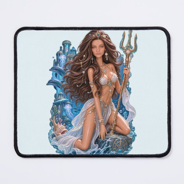 Item preview, Atlantis Girl | Mystical Underwater Fantasy designed and sold by Moxie-Cat-Universe.