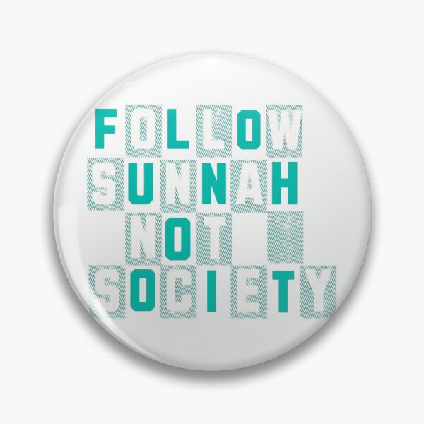 Item preview, Follow Sunnah Not Society (V.1) – Bold Islamic Reminder Typography designed and sold by D-Islamic.