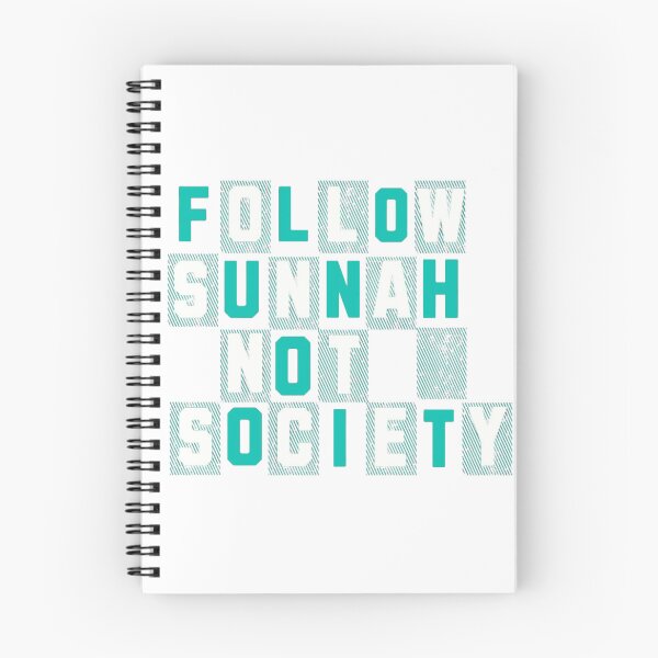 Item preview, Follow Sunnah Not Society (V.1) – Bold Islamic Reminder Typography designed and sold by D-Islamic.