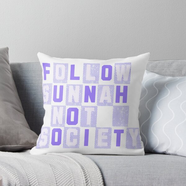 Item preview, Follow Sunnah Not Society (V.2) – Bold Islamic Reminder Typography designed and sold by D-Islamic.