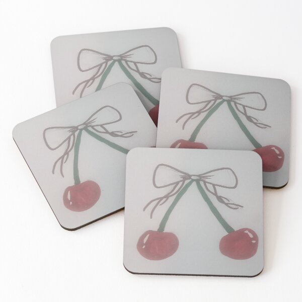 Item preview, cherry with a bow designed and sold by pawfect521.