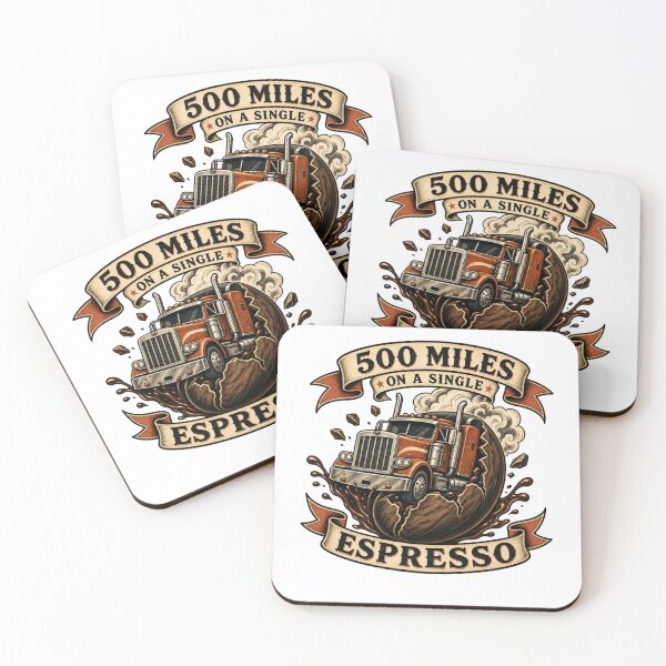 Item preview, Diesel And Coffee Trucker Highway Burnout Meme designed and sold by BestCoolStuff.