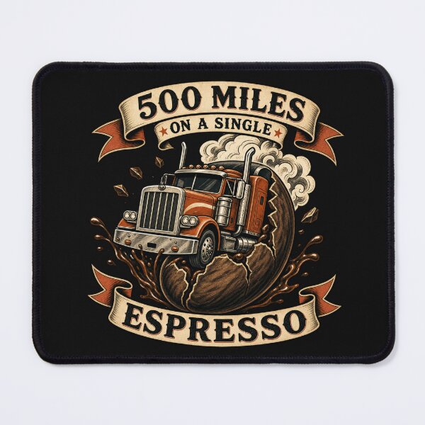Item preview, Diesel And Coffee Trucker Highway Burnout Meme designed and sold by BestCoolStuff.