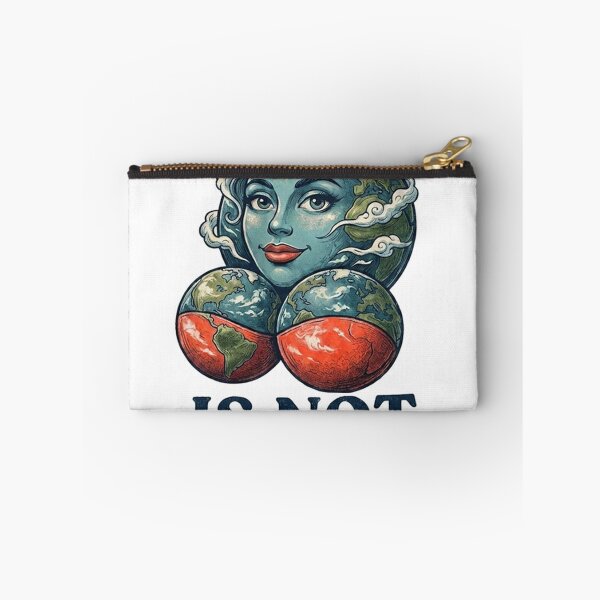 Item preview, The Earth Is Not Flat Funny Mother Earth Globe Vintage Design designed and sold by iconiicc.