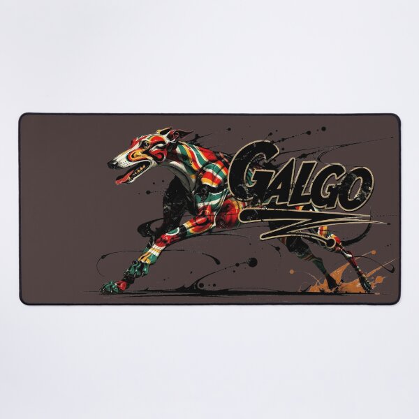 Item preview, GALOGO – Dynamic Galgo Street Art - GALGO RUSH  designed and sold by GALOGO – Art for Sighthounds & Animal Welfare.