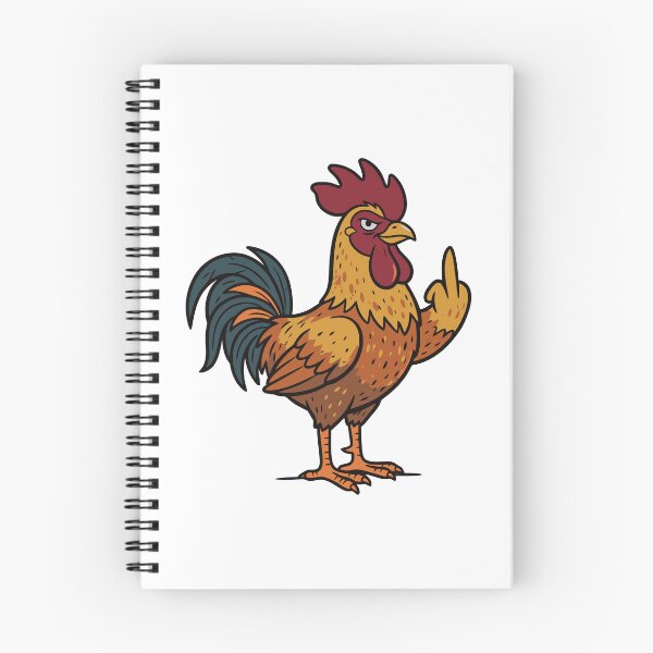 Item preview, Funny Angry Rooster Middle Finger designed and sold by Amir Faysal.