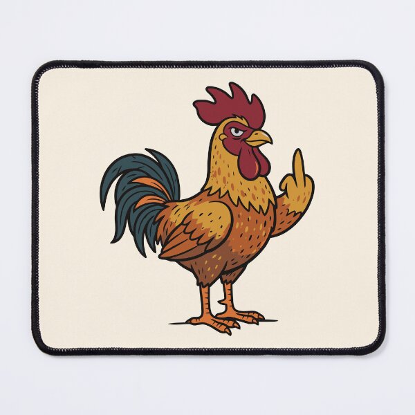 Item preview, Funny Angry Rooster Middle Finger designed and sold by Amir Faysal.