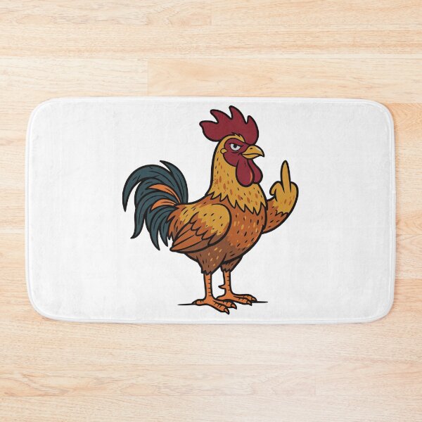 Item preview, Funny Angry Rooster Middle Finger designed and sold by Amir Faysal.