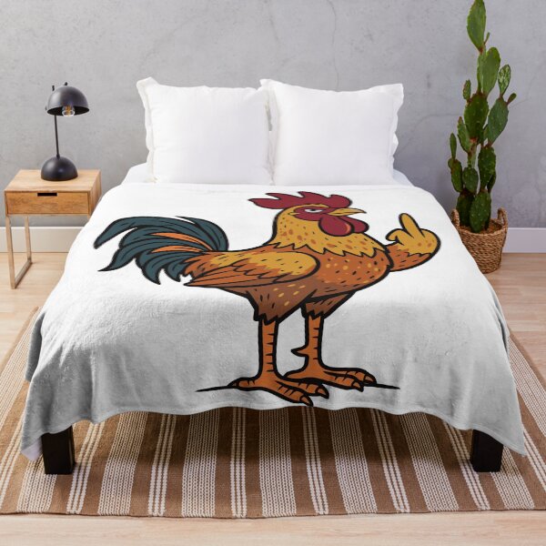Item preview, Funny Angry Rooster Middle Finger designed and sold by Amir Faysal.