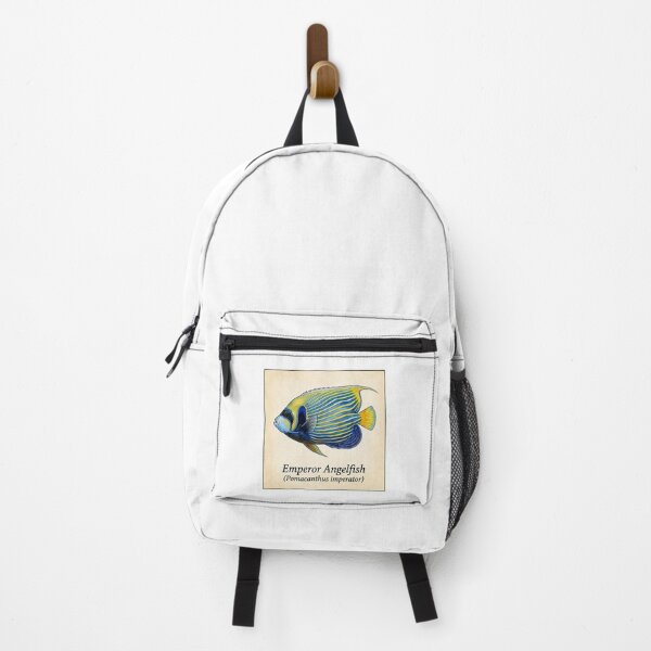Item preview, Emperor Angelfish Vintage Marine Atlas Illustration designed and sold by KenworksDigital.